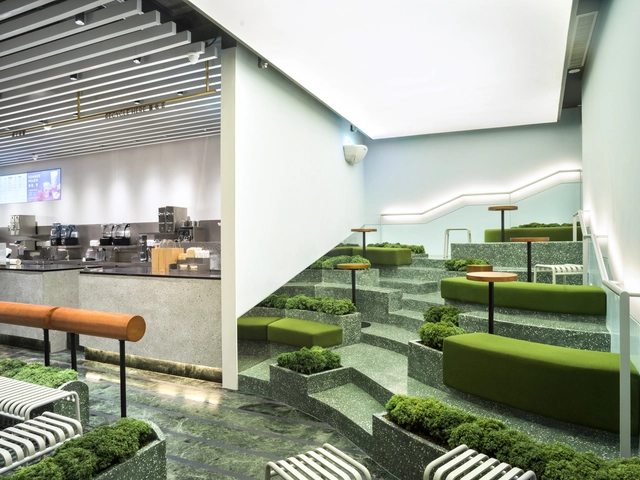 喜茶杭州国大城市广场热麦店 / nota architects - 室内设计
