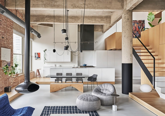 Michigan Loft / Vladimir Radutny Architects  - Renovación