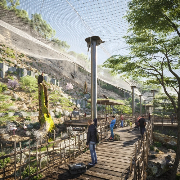 Abren licitación para diseñar el nuevo aviario del Parque Metropolitano de Santiago  - Imagen Principal
