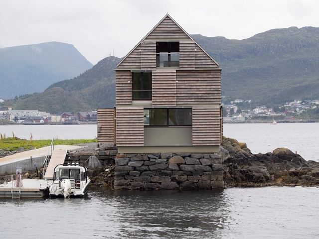 Weekend House Straume / Knut Hjeltnes - Exterior Photography, Adaptive Reuse, Coast