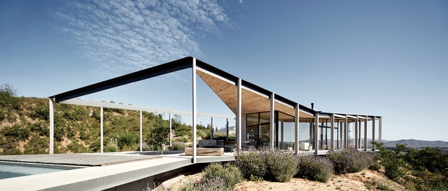 Casa 14 / Alvano y Riquelme - Casas, Fijación Vigas, Fachada