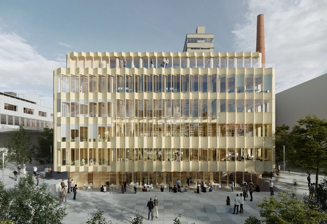 Estudio Herreros para Smart Living Lab en Suiza: una estructura de madera con elementos repetitivos e intercambiables a futuro - Imagen Principal