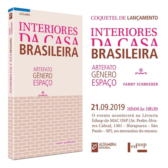 Lançamento do livro Interiores da Casa Brasileira - artefato, gênero, espaço" - Imagem de Destaque
