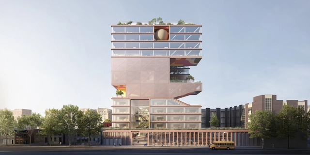 ODA diseña una escuela vertical como solución para los espacios limitados en ciudades densas - Imagen Principal