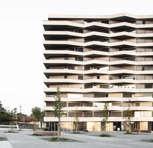 C3 Les Ailes 住宅与办公塔楼 / Aeby Perneger + Offices Tower - 办公设施