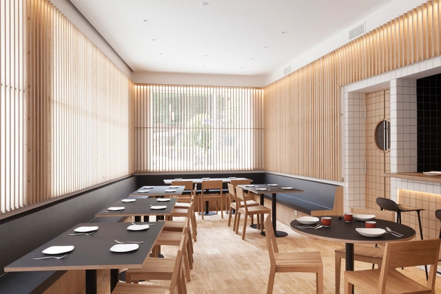 Restaurante Akari / Estudio Peña Ganchegui - Restaurant, Mesas, Sillas, Iluminación