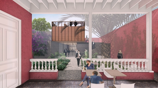 Proyecto de ampliación para casa patrimonial en Lima transforma el patio trasero en el centro del edificio - Imagen Principal