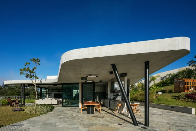 Casa LLF / Obra Arquitetos - Casas, Fachada, Porta