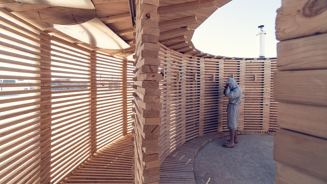 Steam of Life Pavilion / JKMM Architects - Sauna
