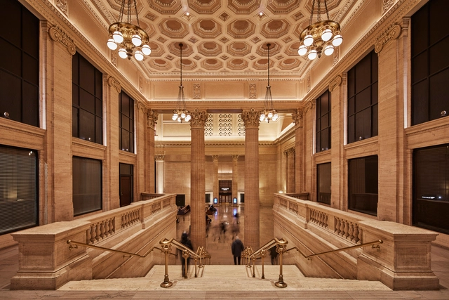 芝加哥联合车站大厅改造，布扎主义的复兴 / Goettsch Partners - 修复项目
