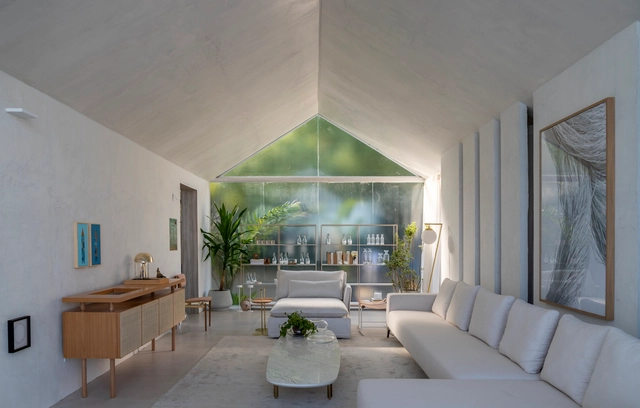 Living Barra Grande / NR Arquitetura - Casas, Viga, Fachada, Mesa, Banco, Cadeira