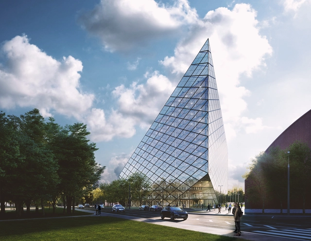 AI Studio projeta edifício de uso misto no centro tombado de Riga, na Letônia - Imagem de Destaque