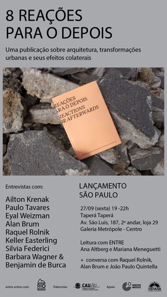 Lançamento de "8 Reações para o Depois" - Imagem de Destaque