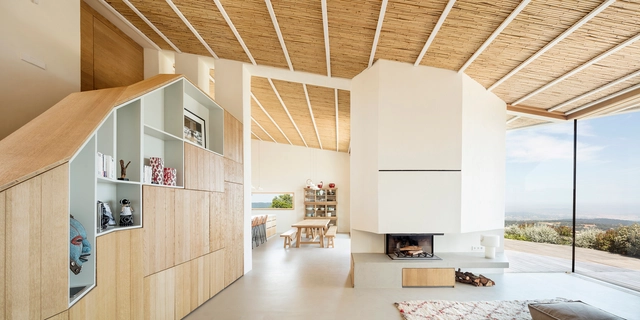 Casa en Mas Nou / 05 AM Arquitectura - Casas, Cocina, Fijación Vigas, Fachada, Mesas, Sillas, Encimera