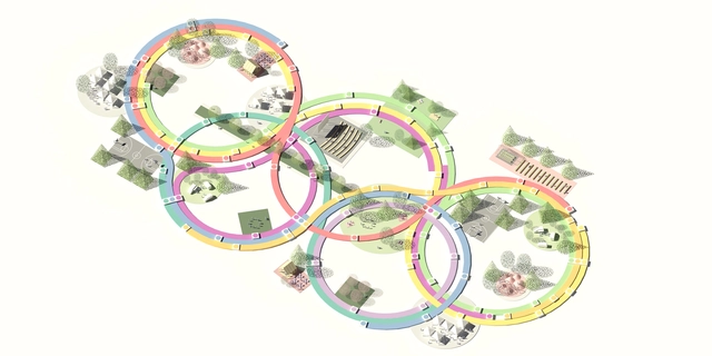 Between The Lines: How the 2028 Olympics & Paralympics can be a catalyst for bringing programmable public spaces to LA Metro corridors.  - Featured Image