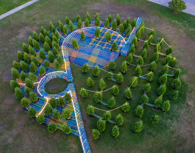 Into the Hedge Temporary Landmark / SO-IL - Temporary Installations, Garden