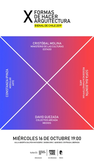 Primera sesión estelar de #XFORMAS en la XXI Bienal de Arquitectura de Chile - Imagen Principal