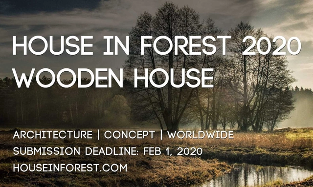 Open Call: House In Forest 2020 - Wooden House - Featured Image