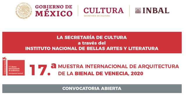 Convocatoria abierta: Pabellón de México para la 17.a Muestra Internacional de Arquitectura 'Bienal de Venecia 2020' - Imagen Principal