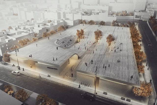 Projeto Kamyaran propõe novo conceito de escola voltada para a cidade - Imagem de Destaque