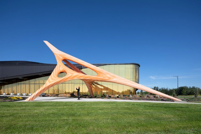 Agent Crystalline Pavilion / MARC FORNES / THEVERYMANY - Installations & Structures