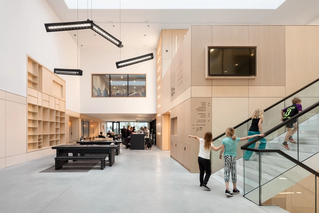 Multifunctional Center Doelum  / NOAHH + Studio Nuy Van Noort - Interior Photography, Community Center, Kitchen, Facade, Stairs, Bench