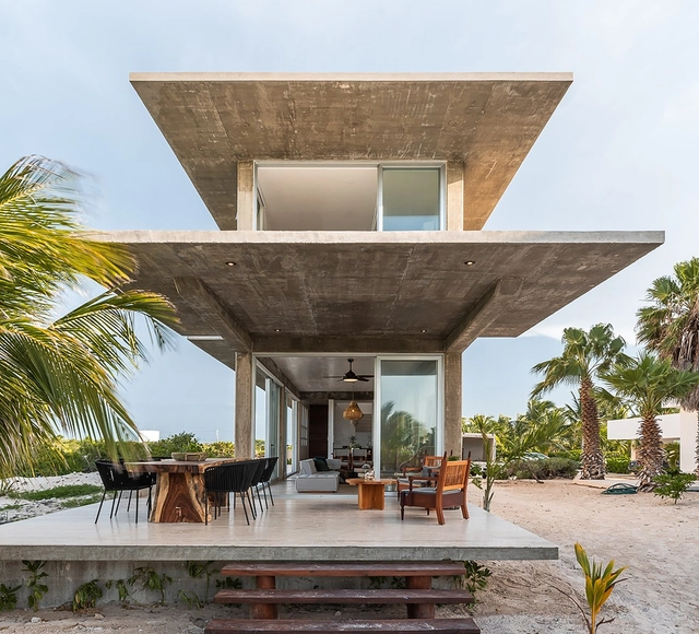 Casa Gemela / Laboratorio de Arquitectura - Casas, Fachada, Mesas, Sillas