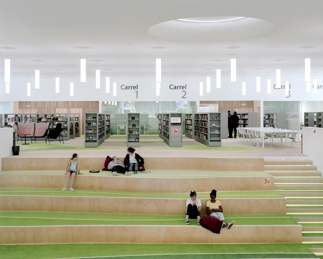 LA BIB 敦刻尔克图书馆，感官式景观设计 / D’HOUNDT+BAJART Architects & Associates - 图书馆
