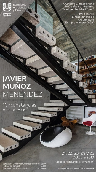 Cátedra de Arquitectura y Diseño : "Circunstancias y procesos" con Javier Muñoz Menéndez   - Imagen Principal
