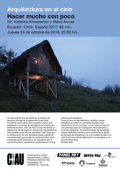 Arquitectura en en el cine. Hacer mucho con poco.  Dir. Katerina Kilwadenko y Mario Novas - Imagen Principal