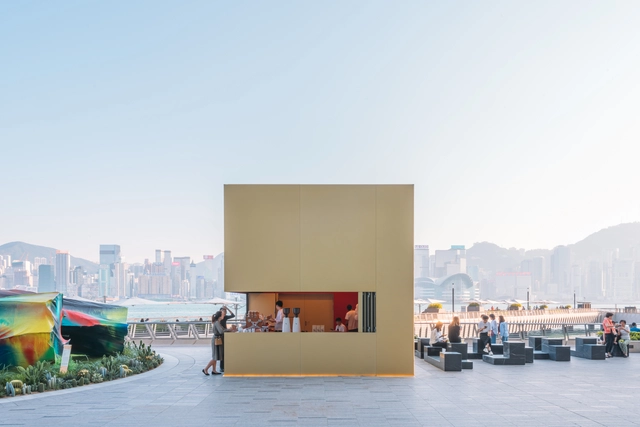 OMA divulga projeto de instalação em frente ao K11 MUSEA de Hong Kong - Imagem de Destaque