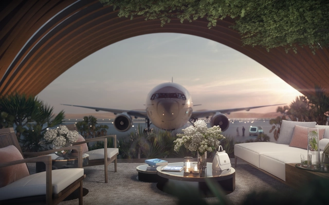 Foster + Partners divulga primeiras imagens do projeto para aeroporto no Mar Vermelho - Imagem de Destaque