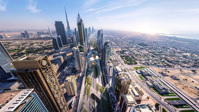 X-Space: eixo verde de reestruturação urbana em Dubai vence o Grande Prêmio WAFX 2019  - Imagem de Destaque