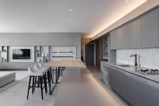 Capri Apartment / archi.lab - Interior Photography, Apartments, Kitchen, Countertop, Table, Sink