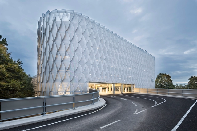 Parking Garage Facade P22a / wulf architekten -           Parking