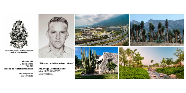  "El poder de la Naturaleza Urbana" Arq. Diego González Alanis - Imagen Principal