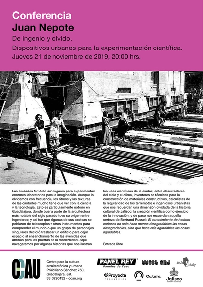 De ingenio y olvido: dispositivos urbanos para la experimentación científica - Imagen Principal