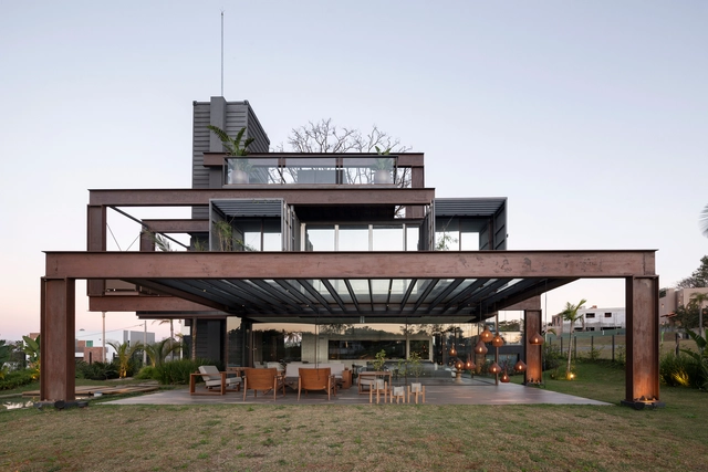 Casa laif / BAUEN - Casas, Fachada, Bancas