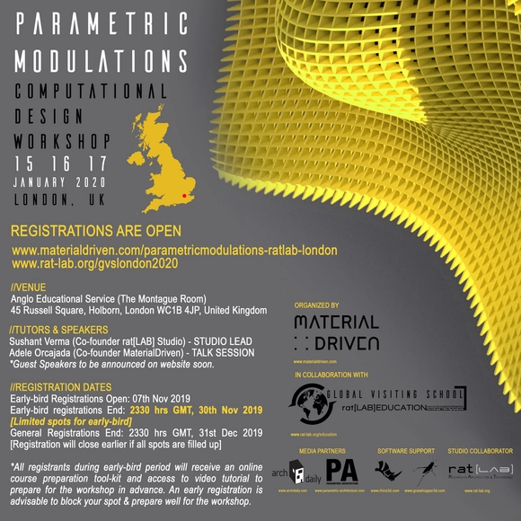 Parametric Modulations: London 2020- Global Visiting School - Featured Image