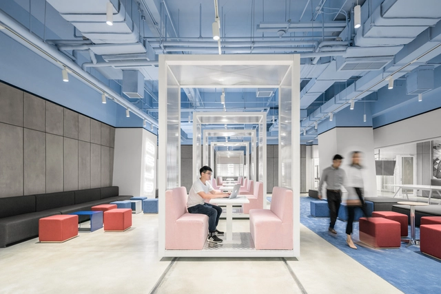 SOHO 3Q Chengdu Office / Superimpose Architecture - Interior Photography, Interior Design, Facade