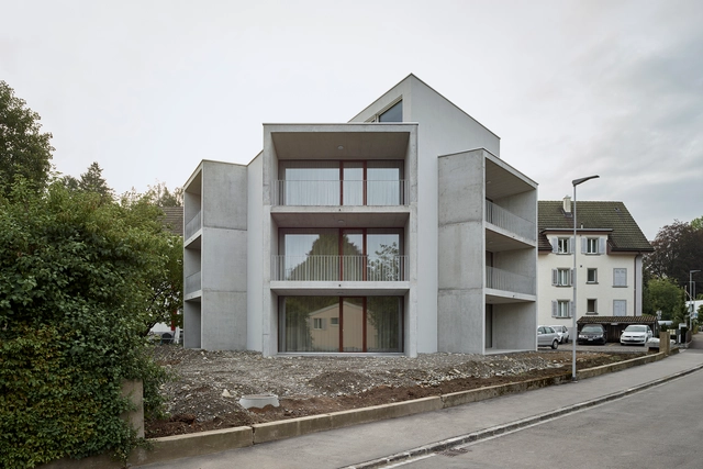 Apartment Building / Gautschi Lenzin Schenker Architects - Exterior Photography, Sustainability, Facade