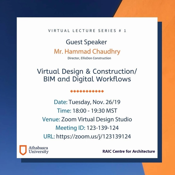 Athabasca University RAIC Centre for Architecture | Virtual Lecture Series - Featured Image