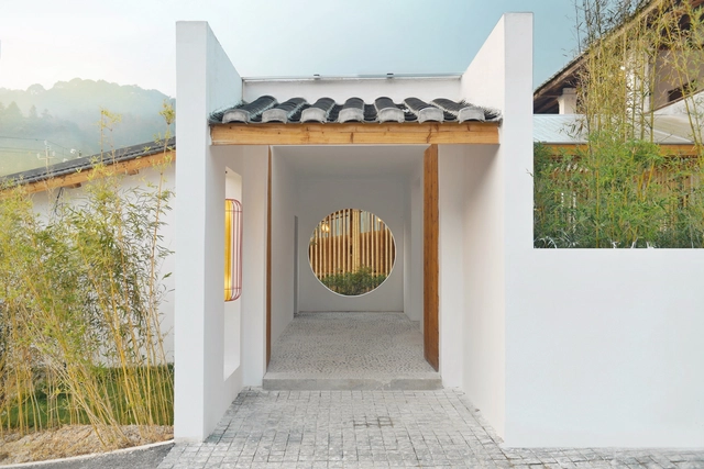 The Reception of Jiufeng Village / Rural Culture D-R-C - Community Center