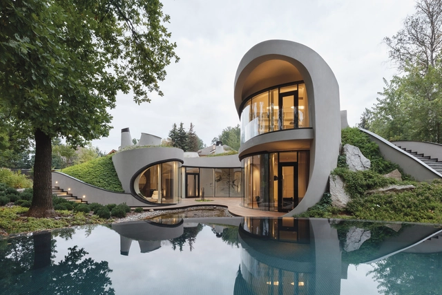 Uma casa na paisagem / Niko Architect + ARCHSLON - Casas