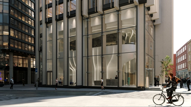 Primeiro projeto de reforma de Zaha Hadid Architects transforma o saguão de uma torre em Londres  - Imagem de Destaque