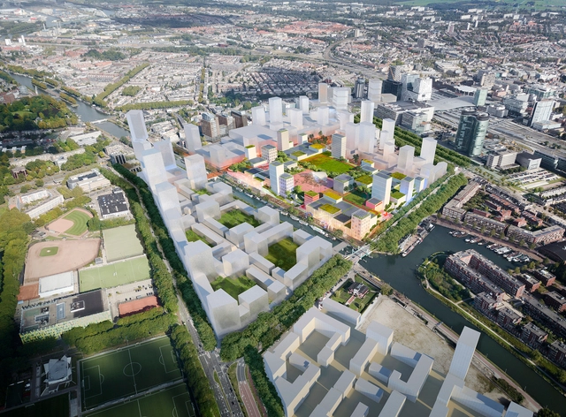 MVRDV 公开乌得勒支Jaarbeurs会展中心设计，打造绿色屋顶花园 - 主图