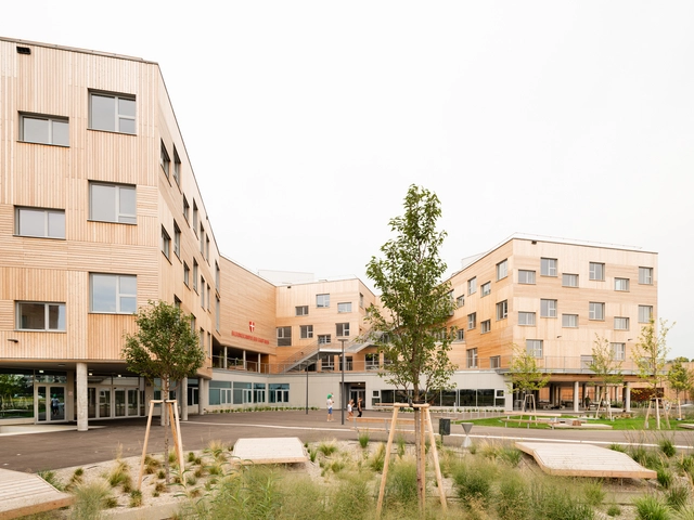 Berresgasse 校园 / PSLA ARCHITEKTEN - 中小学校