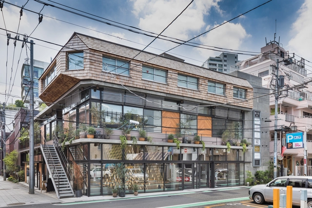 Yanagikoji South Corner Restaurants / Rei Mitsui Architects - Exterior Photography, Mixed Use Architecture, Facade