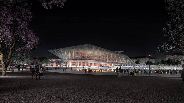 Snøhetta gana concurso para diseñar el nuevo teatro Xingtai en China - Imagen Principal