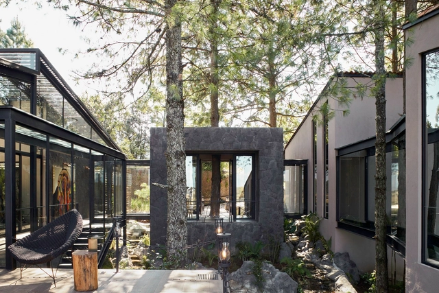 Casa valle  / Luciano Gerbilsky Arquitectos - Casas, Jardín, Puerta, Fachada